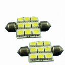 20pcs 9-LED SMD Car Vehicle Ceiling Light Reading Bulb Lamp DC 12V Super White