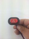 5 Pcs Motorbike Black Red Push Button 3 Wired Double Flash Light Switch Buttons