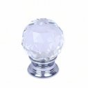 Fashionable Crystal Glass Sparkle Handle Knobs For Cabinet Cupboard Door Drawer