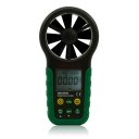 MASTECH MS6252B Digital Anemometer T&RH Sensor Air Wind Speed Velocity Meter USB Interface