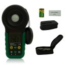 MASTECH MS6612 Digital Lux Meter Illuminometer Light Meter Foot Candle Auto Range Peak 200000 Lux