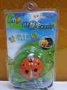 Red Plastic Ladybug Design Air Fragrance Freshener for Car