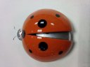 Red Plastic Ladybug Design Air Fragrance Freshener for Car