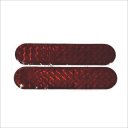 10 Pcs Red Car Auto Self Adhesive Safety Reflective Stickers