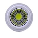 3W E27 COB Pure white spot light AC85-265V Silver