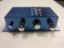 Car Vehicle 150W DC 12V-18V Mini Hifi Stereo Audio Power Amplifier Blue