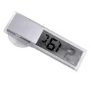 Suction Vehicle Digital LCD Display Auto Car Thermometer Indoor Windscreen/Auto Rear View Mirror K03