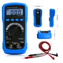 auto range mini digital multimeter with backlight/temp