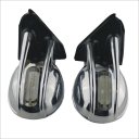 006C Auto Lamp Rearview Mirror With Light--Silver (2PCS)