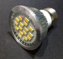 E27 warm white 16 led covered SMD 5630 6W 220V 420 lumen