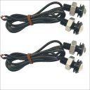 12V 1.5W 18MM Auto Car White LED Eagle Eye DayTime Running Light Reverse Lamp Bulb-Black 4PCS