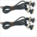 12V 1.5W 18MM Auto Car White LED Eagle Eye DayTime Running Light Reverse Lamp Bulb-Black 4PCS