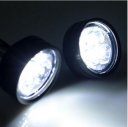 RH-809 2pcs 3-LED Flash Strobe Light Lamp with Controller for Car/Motorcycle (White Light)
