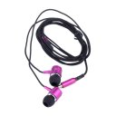 3.5mm Fabric In-ear Type Earphone Super Bass with Skull Image