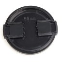 DC SLR DSLR camera DV Canon Nikon 58mm Plastic Snap on Front Lens Cap Cover 