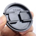 DC SLR DSLR camera DV Canon Nikon 52mm Plastic Snap on Front Lens Cap Cover 