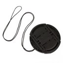 52mm Center Pinch Snap Front Cap For Sony Canon Nikon SLR Camera Lens Filters
