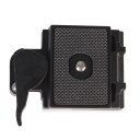 Quick Release Plate 200PL-14 PL Black Camera Quick Release Clamp light Adapter