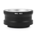 To Sony M42-NEX E mount Camera Adapter Ring NEX5 NEX6 NEX7 Alpha A3500