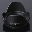  Black 52mm Screw  Petal-Shaped Lens Hood For Nikon