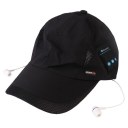 2015fashion black & gray baseball cap sun hat Bluetooth headset earphone headphone 