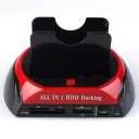 Dual Hard Disk HDD External Hard Drive Docking Station SATA IDE USB 2.0 2.5"