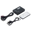 5 Port 1080p HDMI Switch Switcher Selector Splitter Hub iR Remote For HDTV