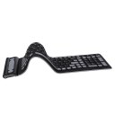 Wireless Keyboard 2.4Ghz Waterproof Flexible Silicone soft Rubber PC/Laptop