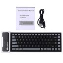 Mini Waterproof Wireless Folding Soft Bluetooth Keyboard Keypads For Tablet PC