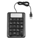 USB Portable Wireless Big Key Number pad Numeric Keypad 18 Keys Laptop Mini