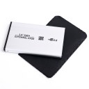 White USB 2.0 SATA 2.5 HD Hard Drive Disk Case Enclosure Box For Laptop PC 