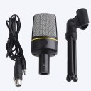 2015 New Black Plastic + Metal Capacitor Microphone Dedicated Computer Desktop