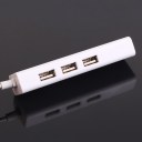 USB3.1/Type-C To RJ45 Ethernet LAN Adapter With 3 Port USB2.0 HUB For Macbook