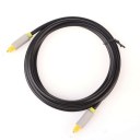 Fiber Optical Digital Audio OD5.0 2m SPDIF Gold Plated Cable Cord