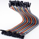 40PCS Dupont Wire Female to Female Connector Cable，2.54mm 1P - 1P For Arduino