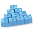 10 PCS High Quality 5 Pins RELAY 12V DC Coil Power Relay PCB < SRD-12VDC-SL-C