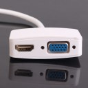 Thunderbolt Mini DisplayPort DP To HDMI VGA Adapter For MacBook Pro Ai