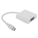2015 New 12" Apple Macbook USB 3.1 Type C to VGA USB-C HDTV Adapter Cable 