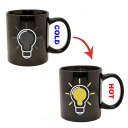 Magic Bulb Discoloration Ceramic Coffee Mug Heat Sensitiv