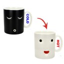 Magic Good Morning Discoloration Ceramic Coffee Mug Heat Sensitive Changing