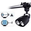 Newest Chefs Kitchen Adjustable Barbecue LED Clip Light For Night Grilling Black