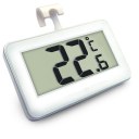 White Digital Electronic Fridge Freezer Room Thermometer With Magnet Hook