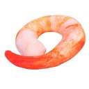 Hot Creative 3D Shrimp U-shaped Neck Pillow Travel Pillow Home Decor Comfortable