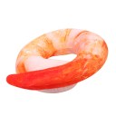 Hot Creative 3D Shrimp U-shaped Neck Pillow Travel Pillow Home Decor Comfortable