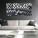 Surface Fashion Mirror Wall Stickers Living Room Decorative Sticker Wall Decor