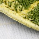 40x60cm Green Polyester Leaves Mats Non-slip Mats Kitchen Bathroom