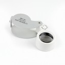 40 X 25mm Glass Lens Jeweler Loupe Magnifier With LED