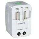 Universal Travel Adapter + Surge Protector for International Use