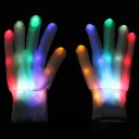 LED Flashing Gloves Colorful Finger Light Christmas Halloween Party Decoration