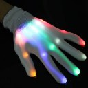 LED Flashing Gloves Colorful Finger Light Christmas Halloween Party Decoration